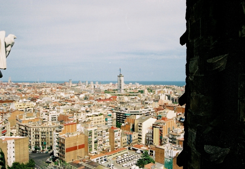 Gaudi - Sagrada Familia
Sagrada Familia. Barcelona 2003. Vistes desde els campanars.  
Keywords: Gaudi Sagrada Familia